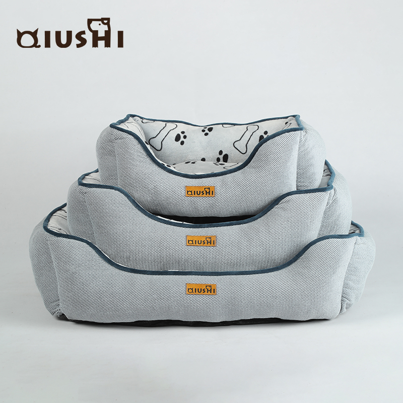 Square pet bed
