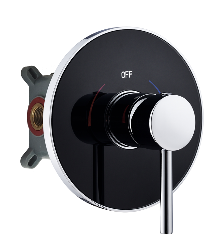Single lever concealed shower mixer