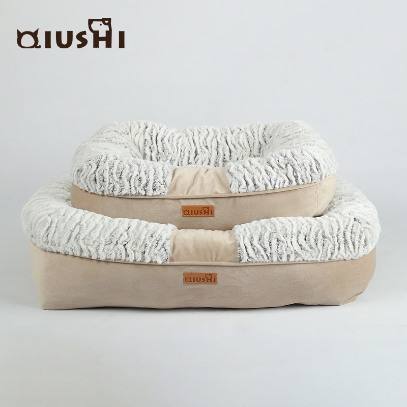 Velvet pet bed mattress