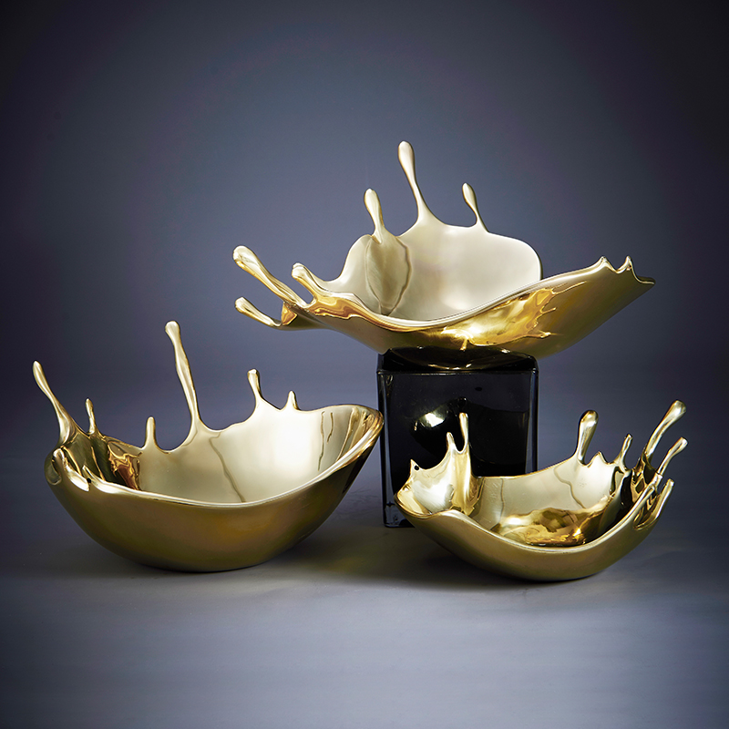 All copper high-grade fruit plate