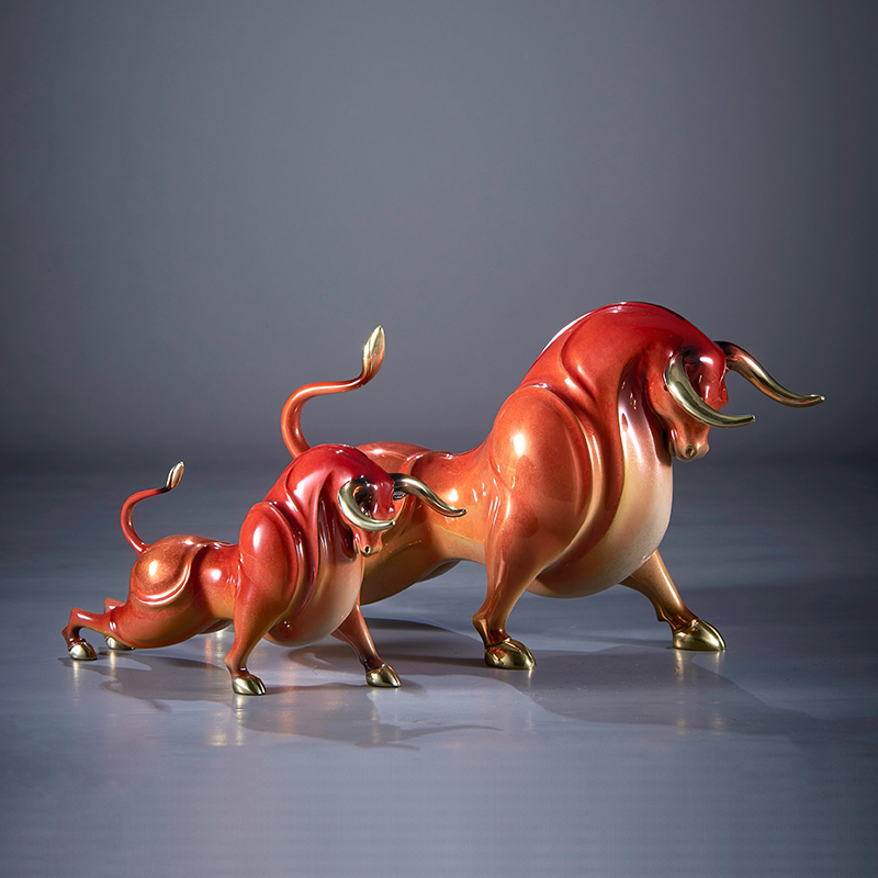 Cattle shaped decorations