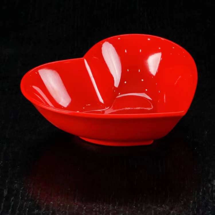 Melamine Heart Shape Bowl