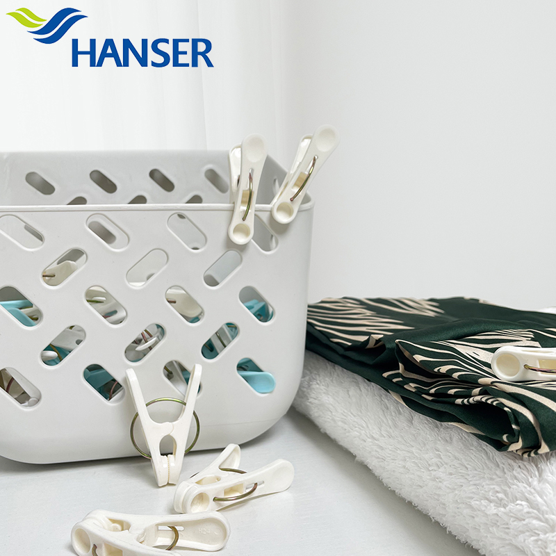 Hanser plastic clothespin Small multi-functional clip for washing and airing