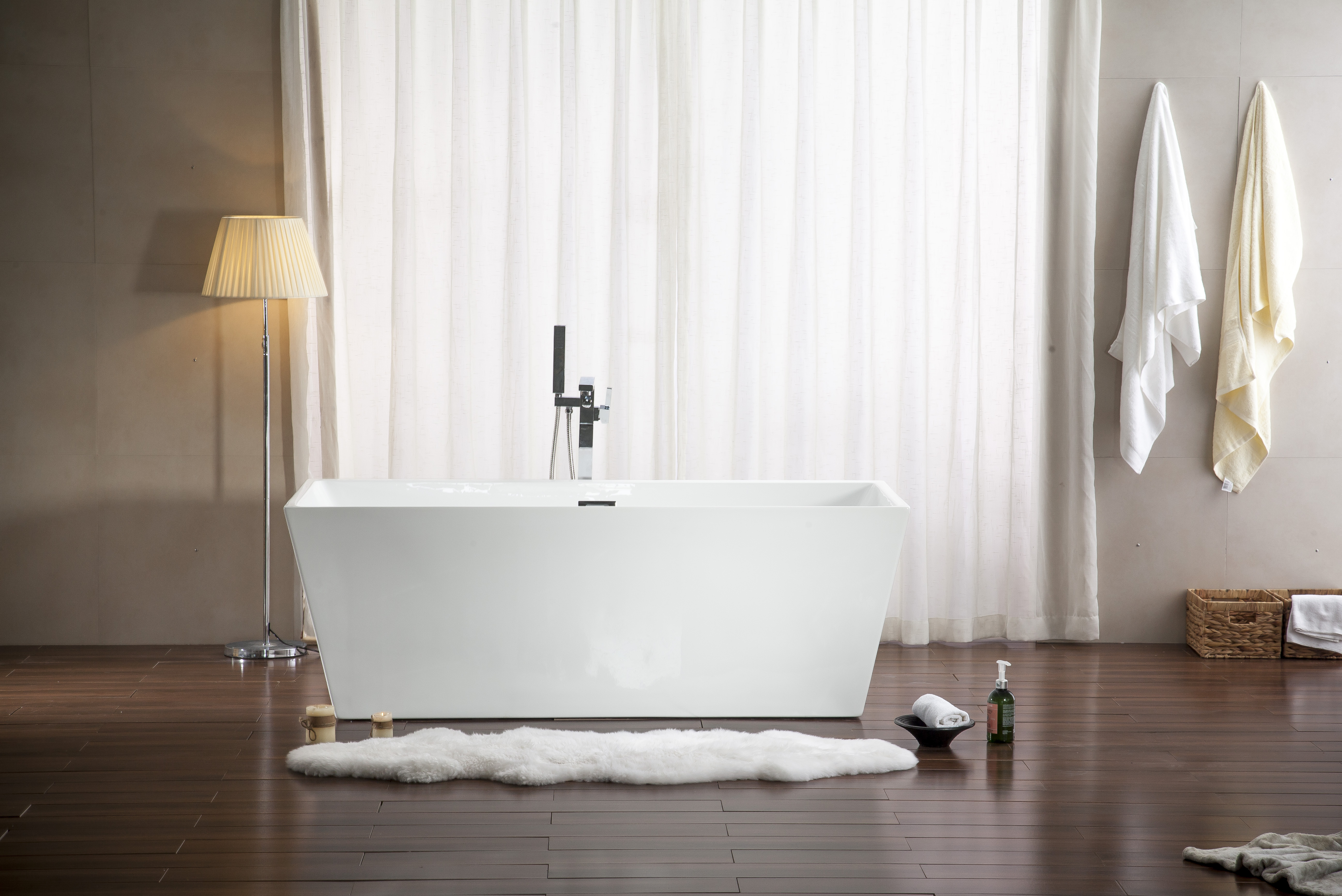 Mavaw acrylic bathtub free-standing bathtub