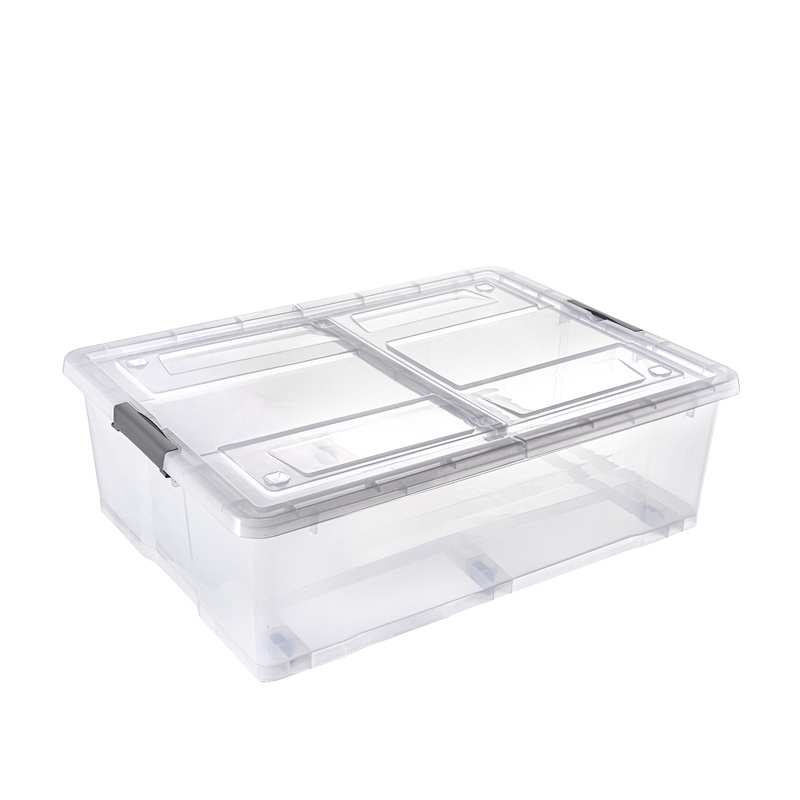 Pinyaoo 55L modular underbed on wheels plastic storage box