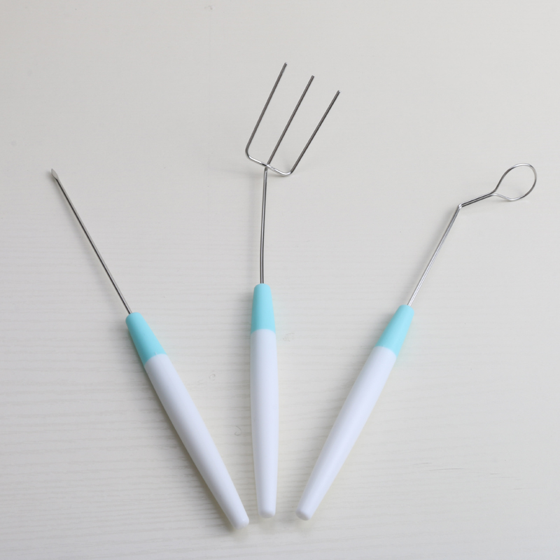 3Pcs Stainless Steel Chocolate Dipping Fork Set