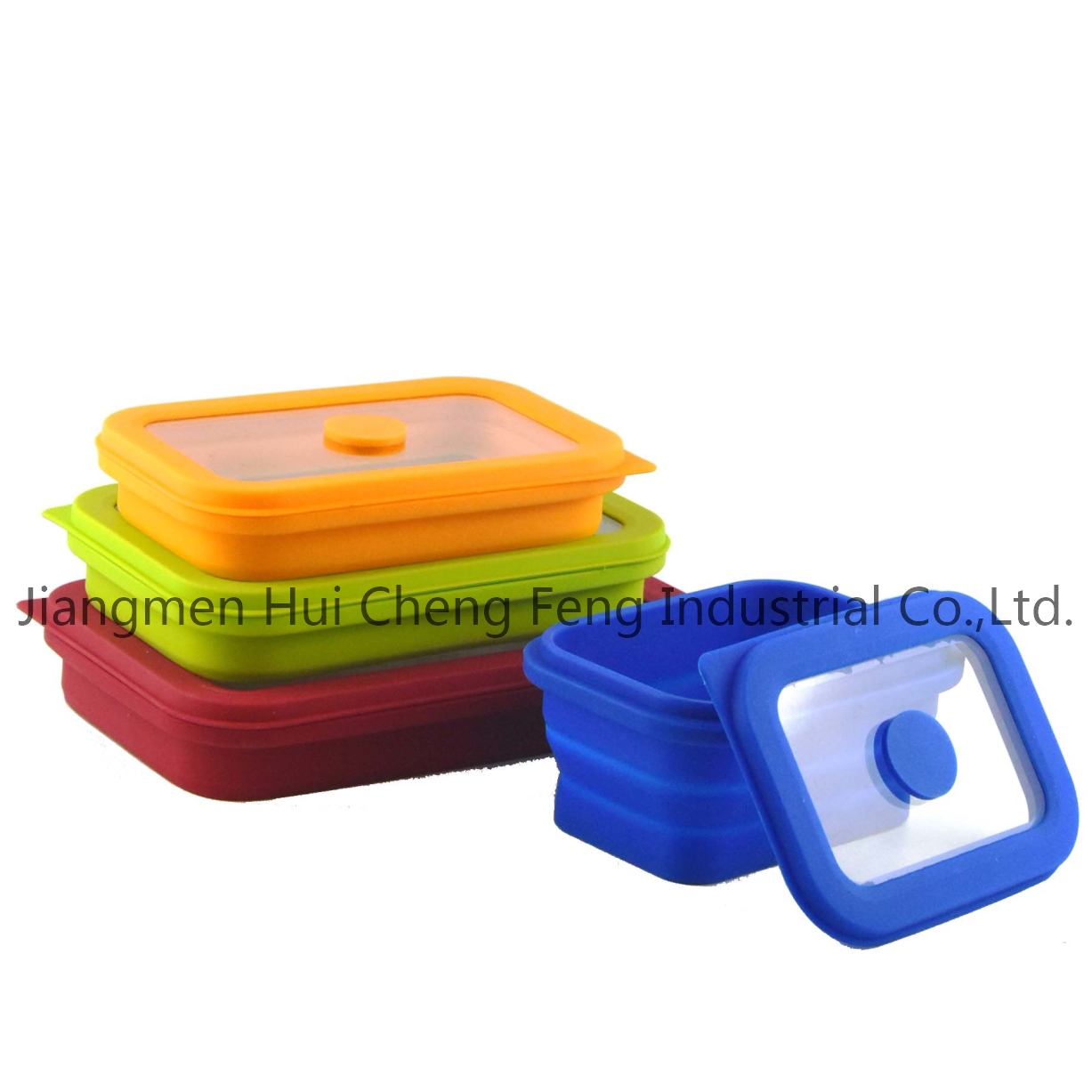 Silicone collapsible preservation box food container lunch box
