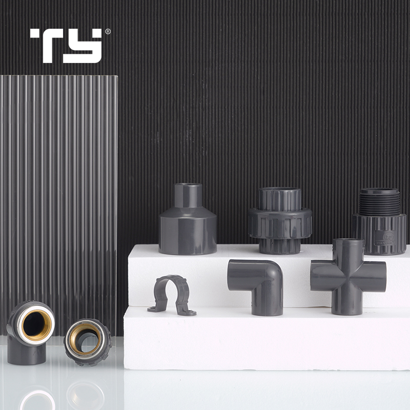 PVC ASTM SCH80 High Pressure Pipe Fittings