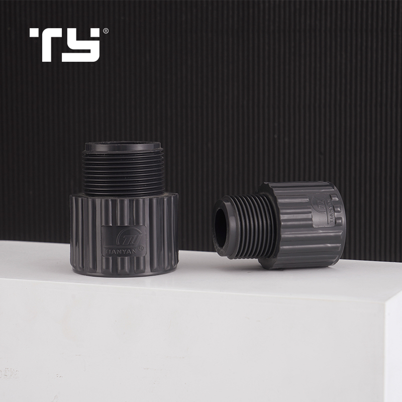 UPVC (PVC/ Plastic) SCH80 High Pressure pipe fittings ASTM D2467/D2464 Male Thread Adapter