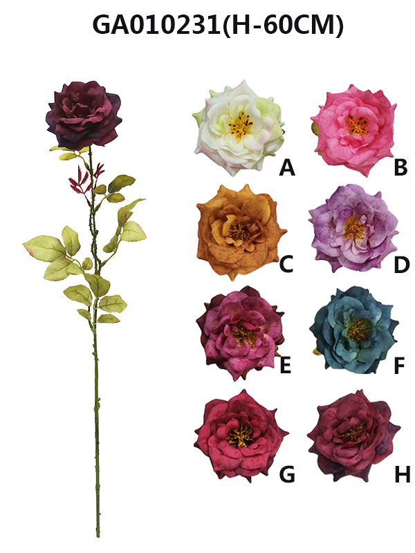 Single rose(H-60CM)