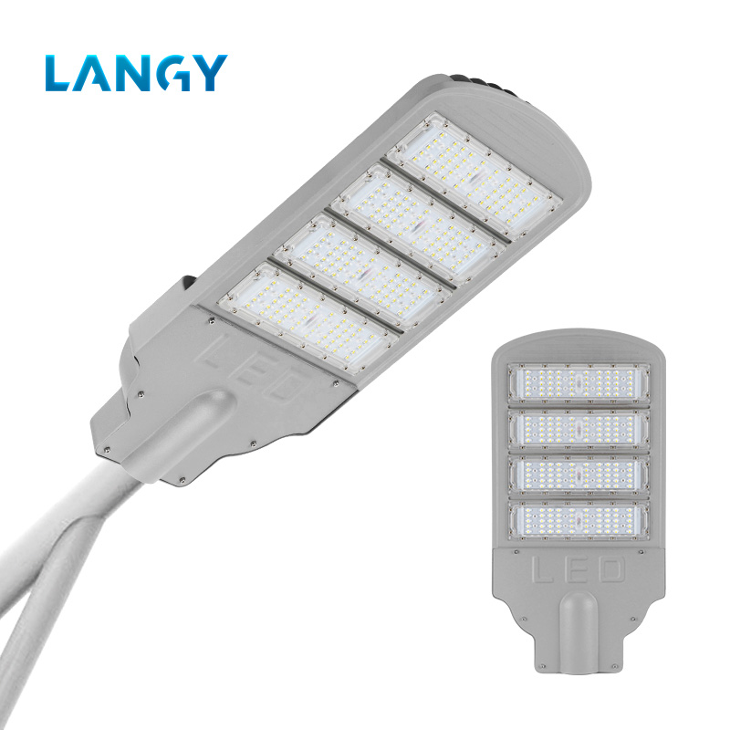 Langy official high quality 150W 100v-277v city powered led street lights for sale