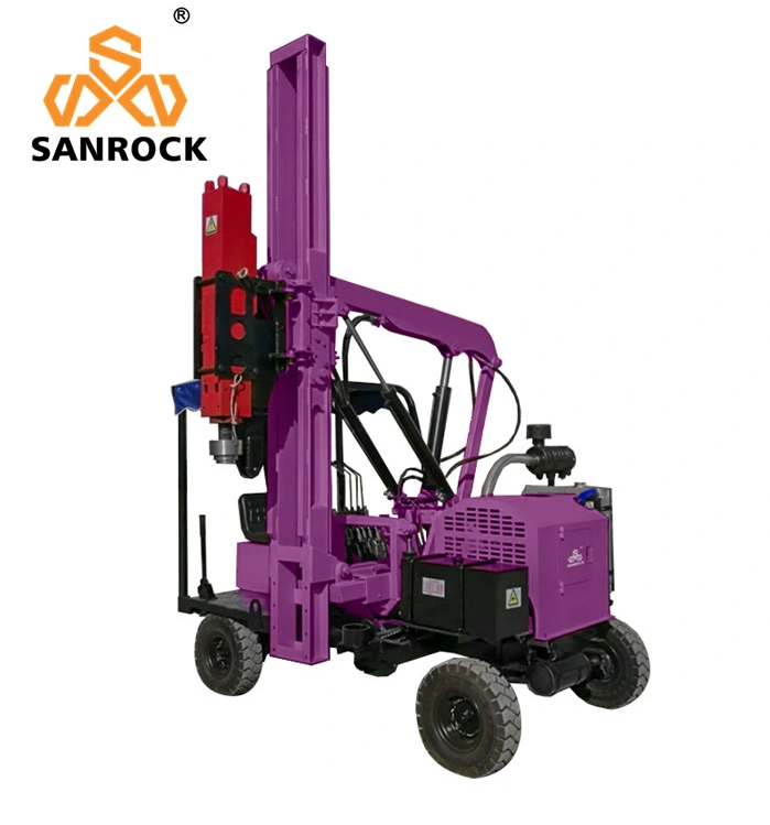 Crawler Rotary Piling Machine Engineering Construction Hydraulic Hammer Screw Pile Driver