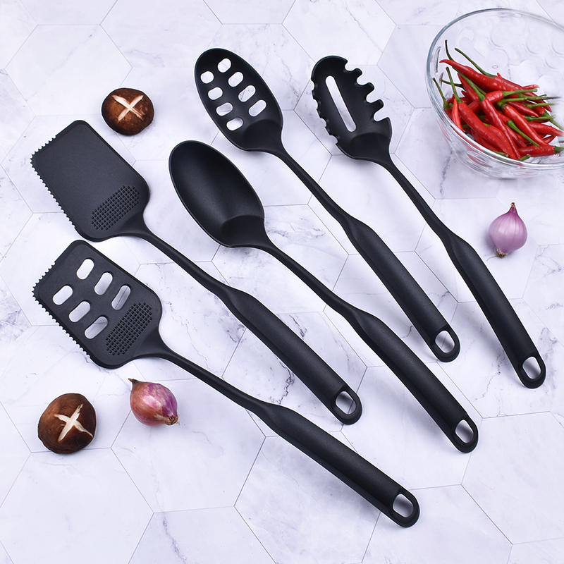 Biodegradable Nylon Cooking Utensil 5 pcs Set for Nonstick Cookware