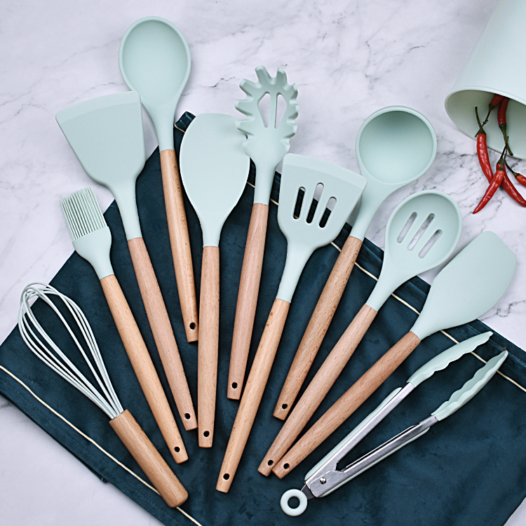 Silicone Turner Spatula 12 pcs Set