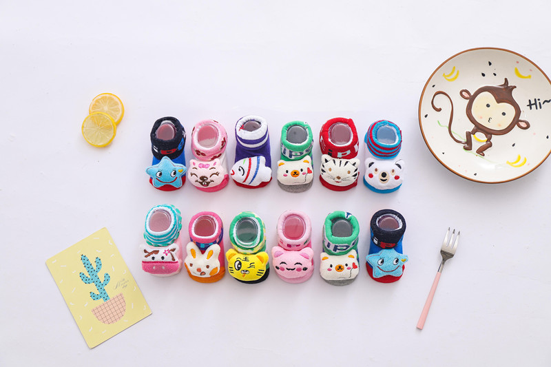 3D Toddler qute breathe baby socks
