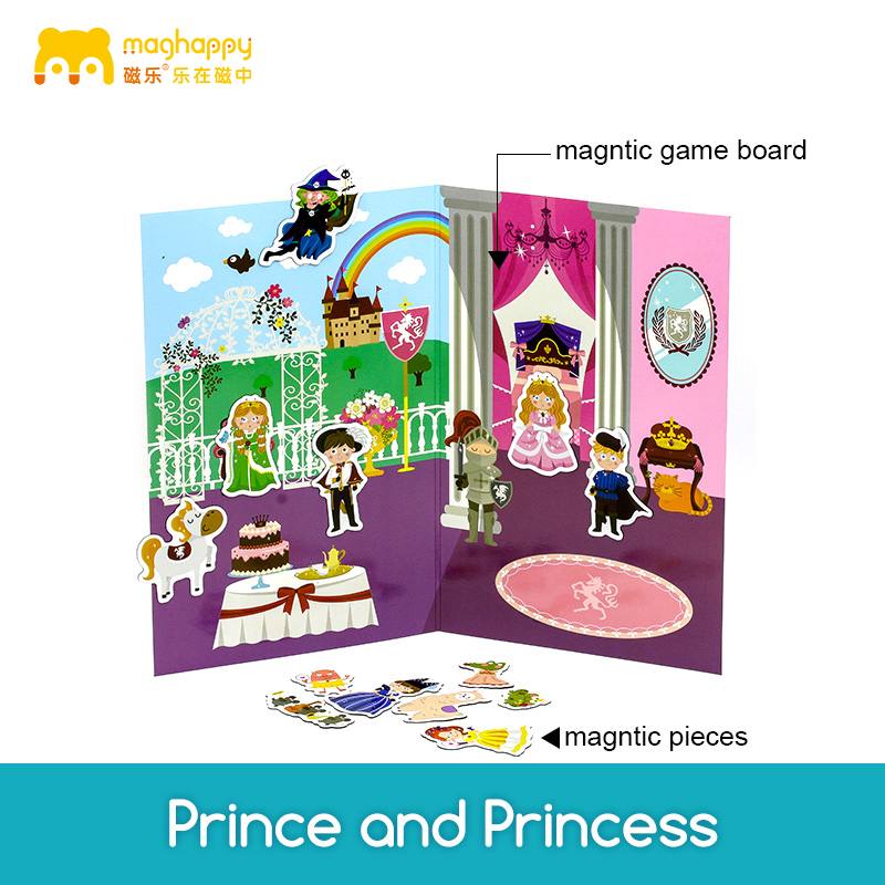 Magnetic Playboard(Dinosaur World/Prince and Princess)