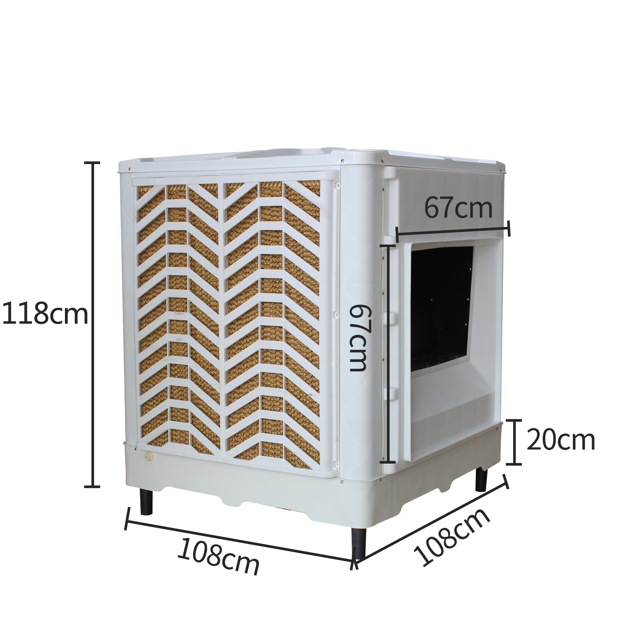 0.75kw 16000 cmh centrifugal air cooler