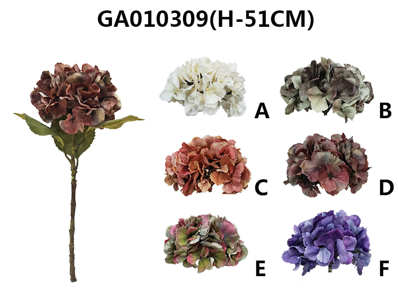 Single hydrangea(H-51CM)
