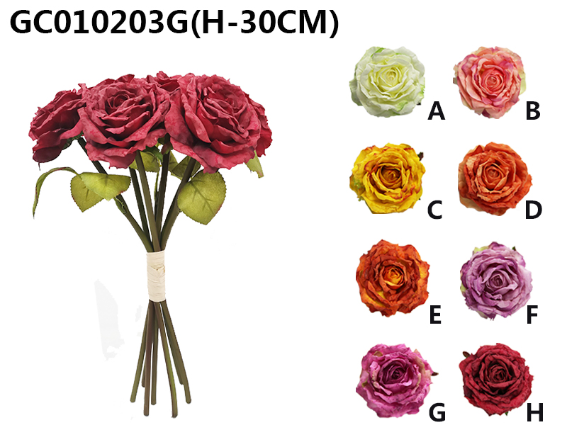 Rose bouquet*7(H-30CM)