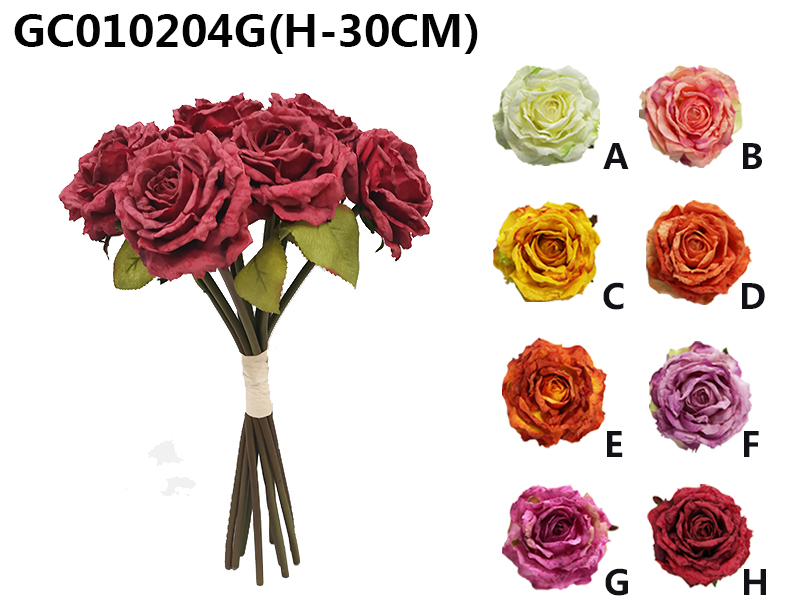 Rose bouquet*9(H-30CM)