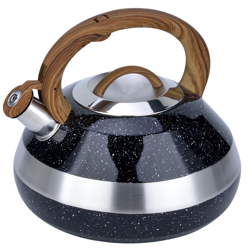 4.5Litre prismy welding body stainless steel whistling kettle,