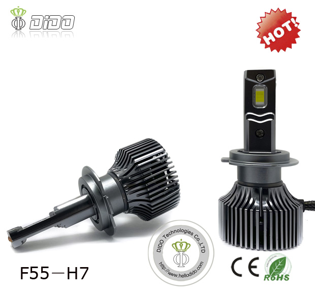 Car lighting automotive LED Light Bulbs F55 12V 55W 7500LM Super Bright