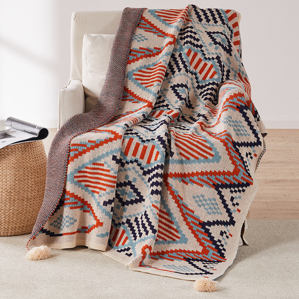 Knitted blanket