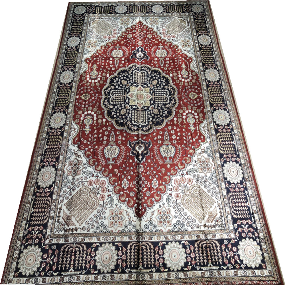 Persian splendor 6x9ft hand knotted silk living room,bedroom, study room carpet