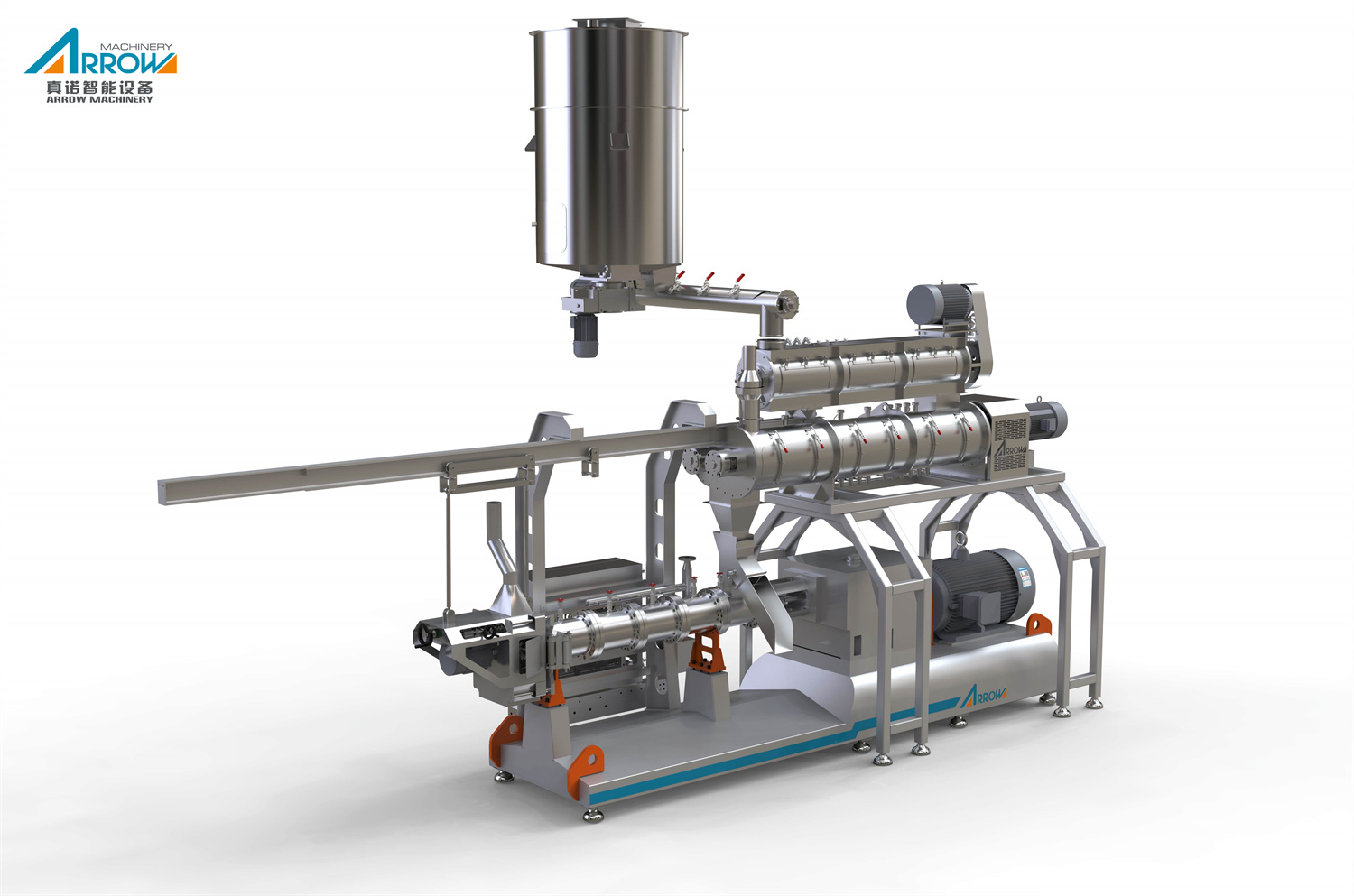 Pet food processing equipment floating fish feed shrimp feed production line twin screw extruder