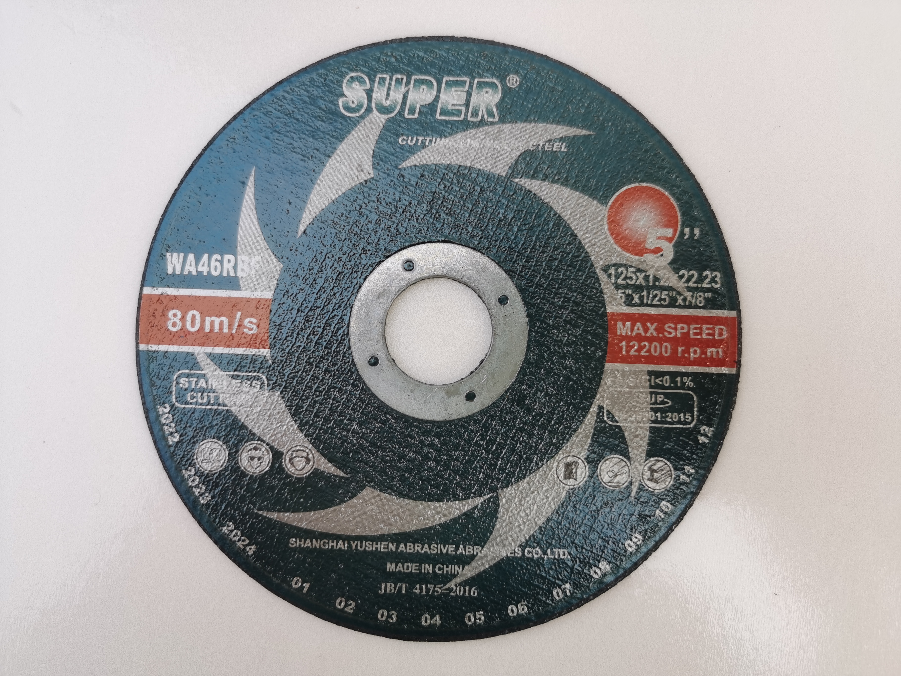 125mmUltra thin metal stainless steel cutting disc