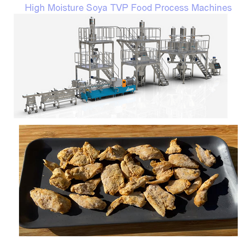 High Moisture Textured Soya Protein food process machines