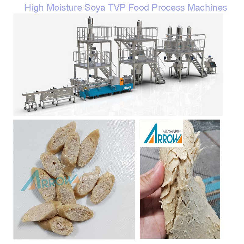 High Moisture Textured Soya Protein food process machines