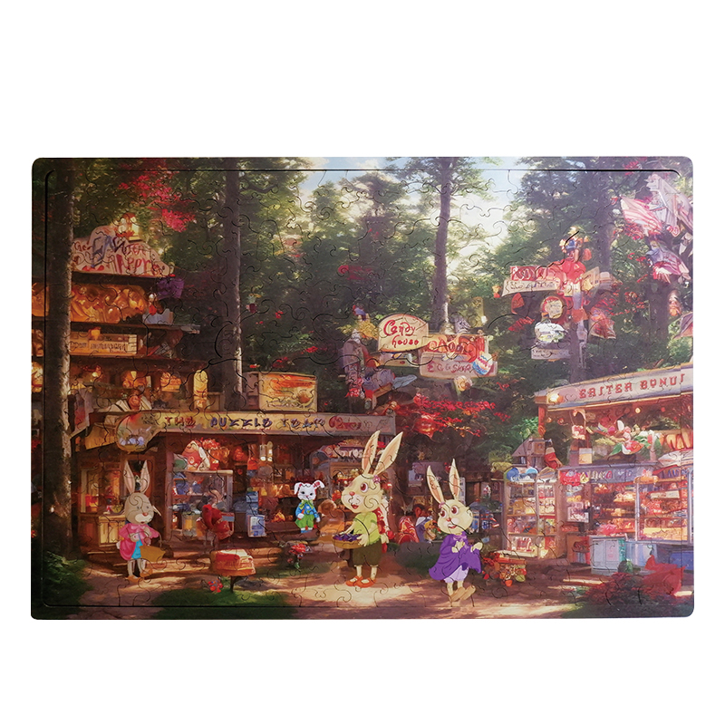 Easter wooden jigsaw puzzle