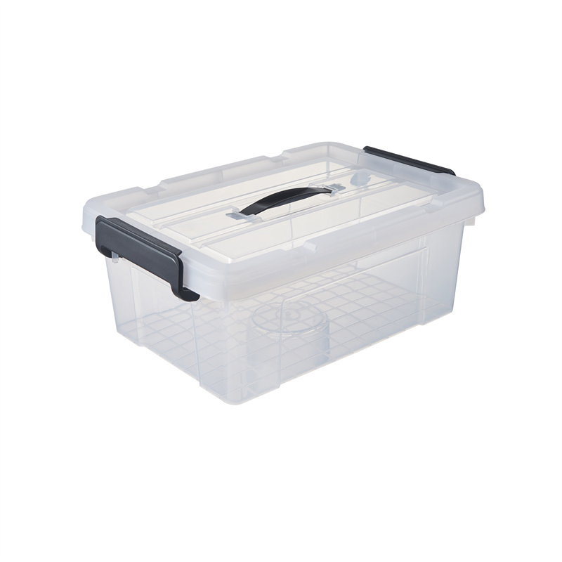 Pinyaoo 12L plastic storage box with handle