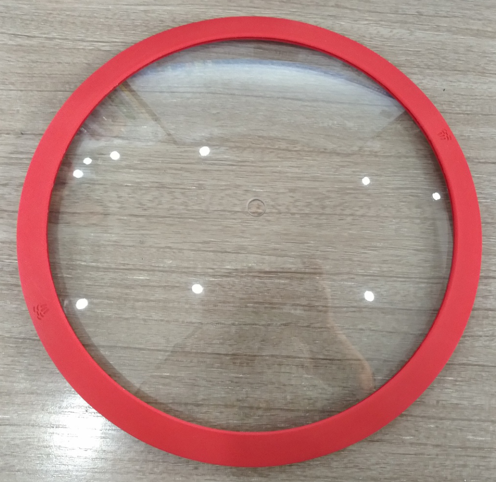Silicone lid, silicone glass lid glass lid with silicone rim, gray color, all colors are available