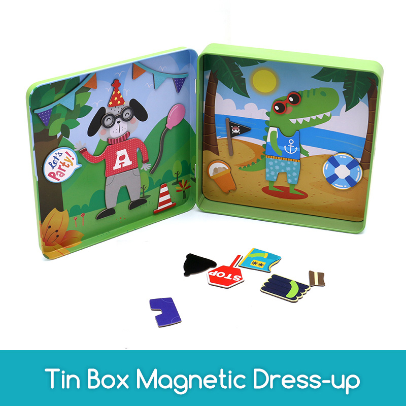 Tin box Magnetic dress-up