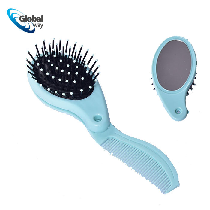 Foldable mirror comb