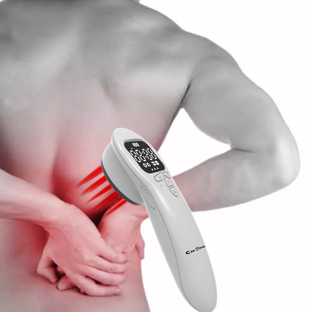 Handy laser pain relief device with customized laser