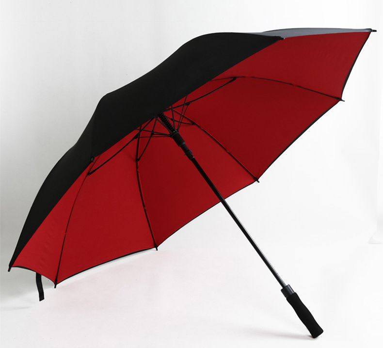 Wholesale Custom Print Logo Golf Straight Umbrella Windproof Auto Open And Closed Umbrella