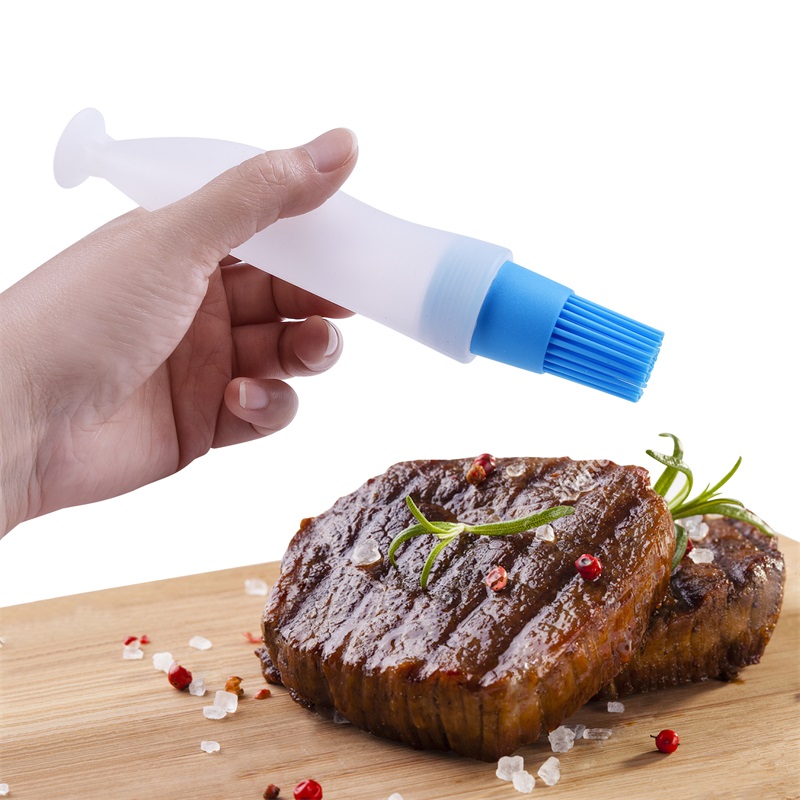 Food Safe BPA Free Silicone Oil Honey Sauce Bottle Brush