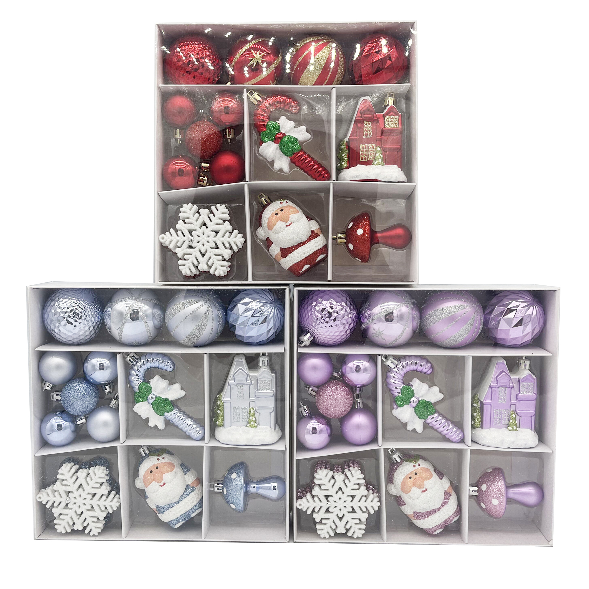 Christmas Balls, 20pcs In Paper Box