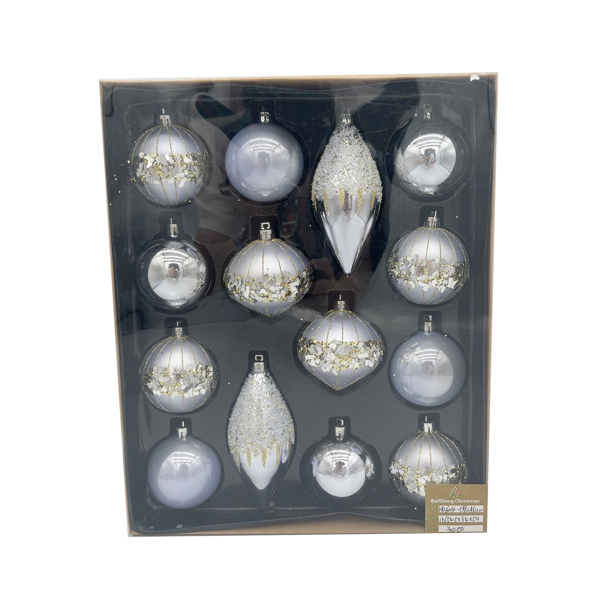 Christmas Balls, 14pcs In Paper Box