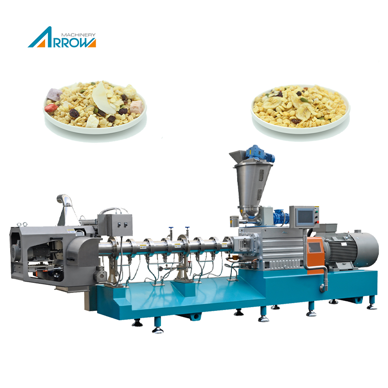 Corn flakes and breakfast cereals making machine