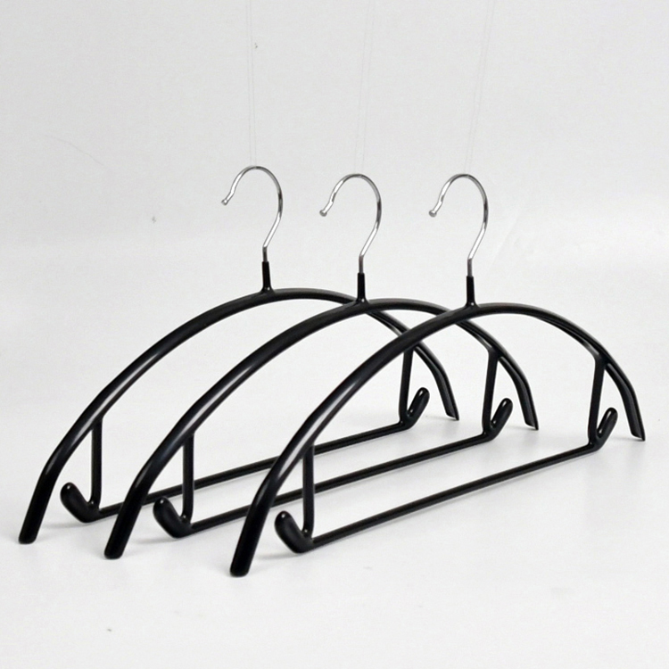 Fashionable Popular PVC Coated Metal Skirt Trouser Hangers for Pants
