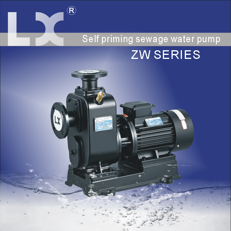 ZW Series Self priming sewage water pump