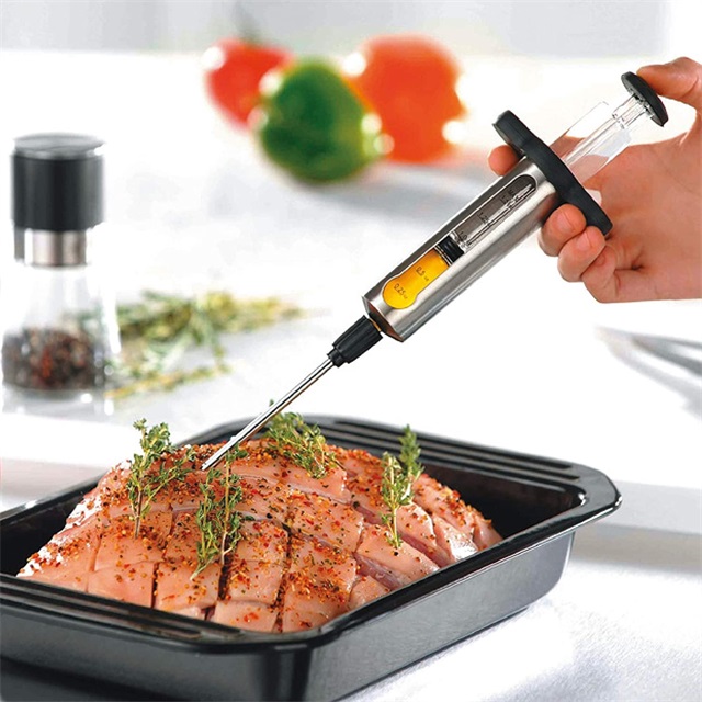 Stainless Steel Meat Injector Kit