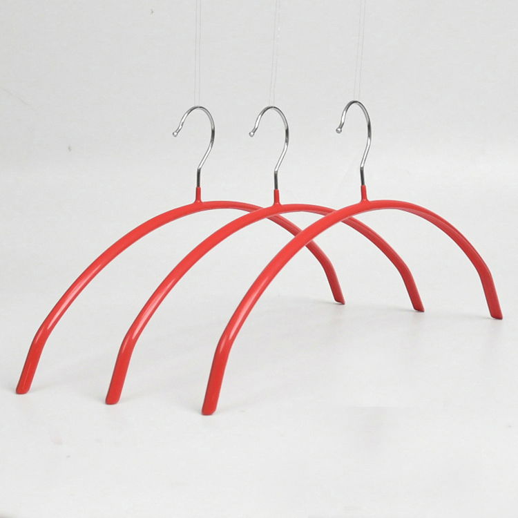 Moon Shape Wire Clothes Hangers Metal Clothes Cheap Wire Hangers for Cloth