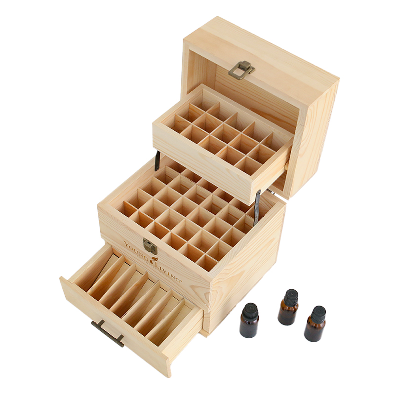 3tier wooden essential oil box