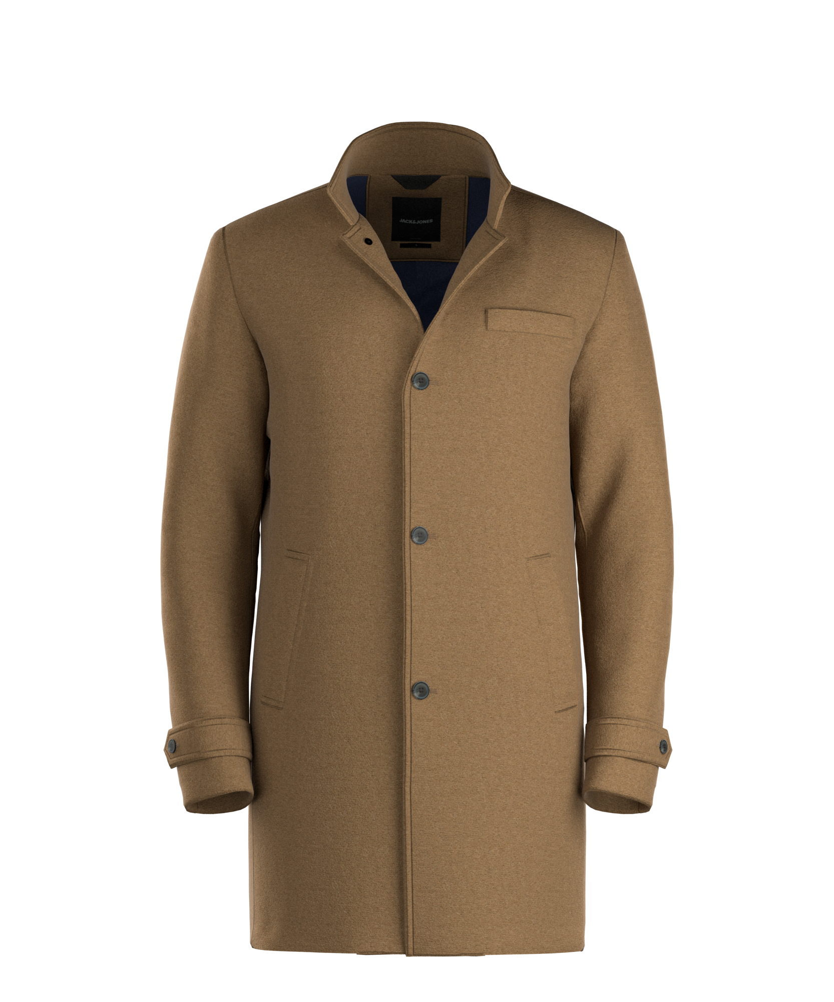 Men's woolen coat with high quality and custom