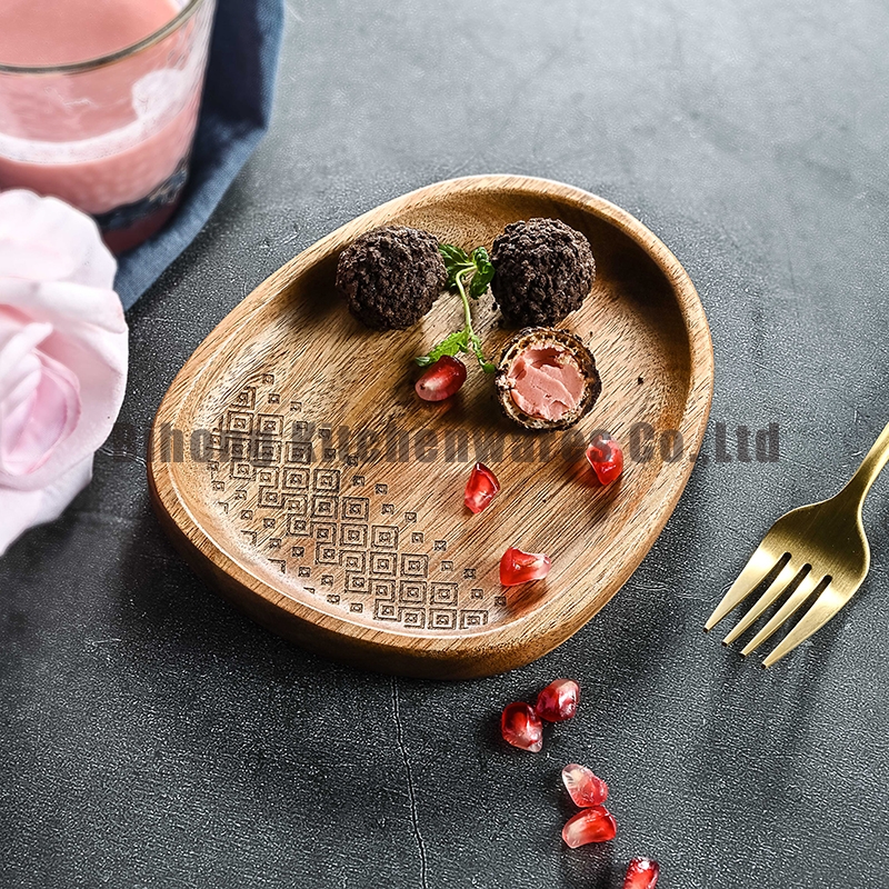 Heart Shape Wooden Tray 16cm